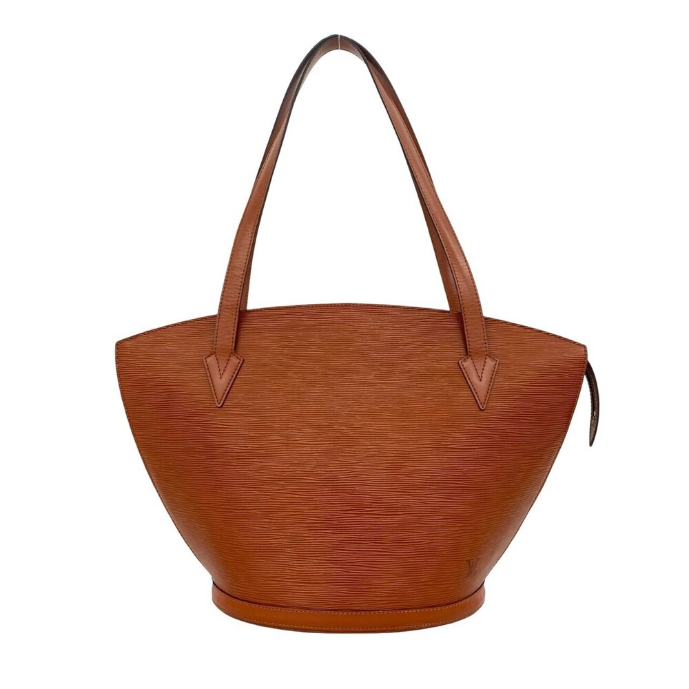 LOUIS VUITTON Vintage Brown Leather Shoulder Bag